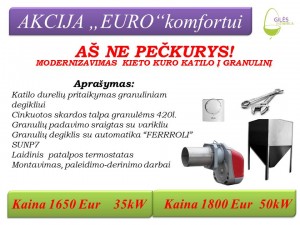 Akcija - EURO komfotui 2015-08